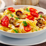 tagliatelles fruits  de  mer