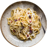 TAGLIATELLES CARBONARA